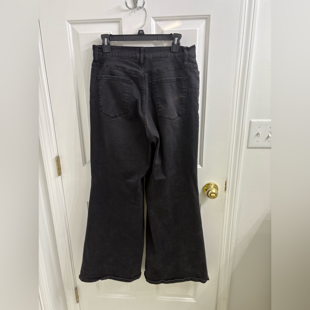 EUC Frame Denim Le Pixie Palazzo Wide Leg Jeans Sz 31 - Picture 8 of 8